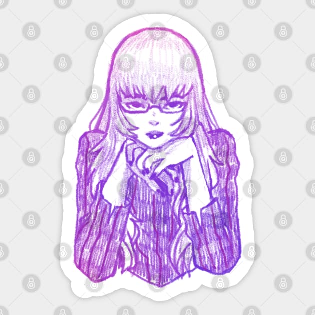 Katherine Sticker by WiliamGlowing